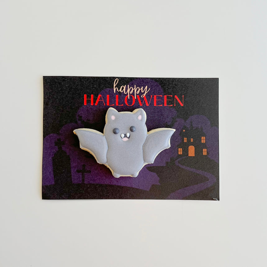 Bat Cookie Card
