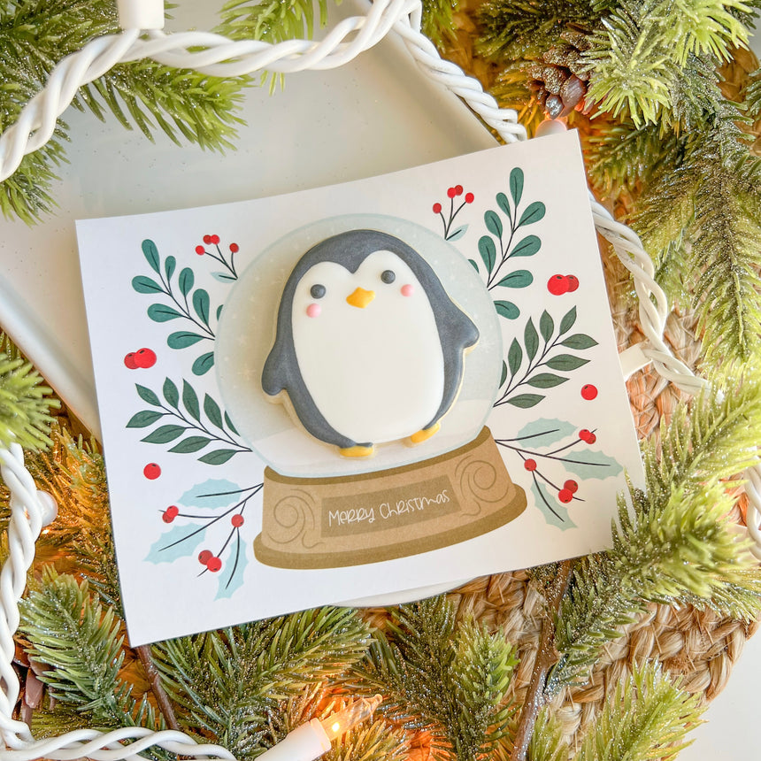 Penguin Cookie Card