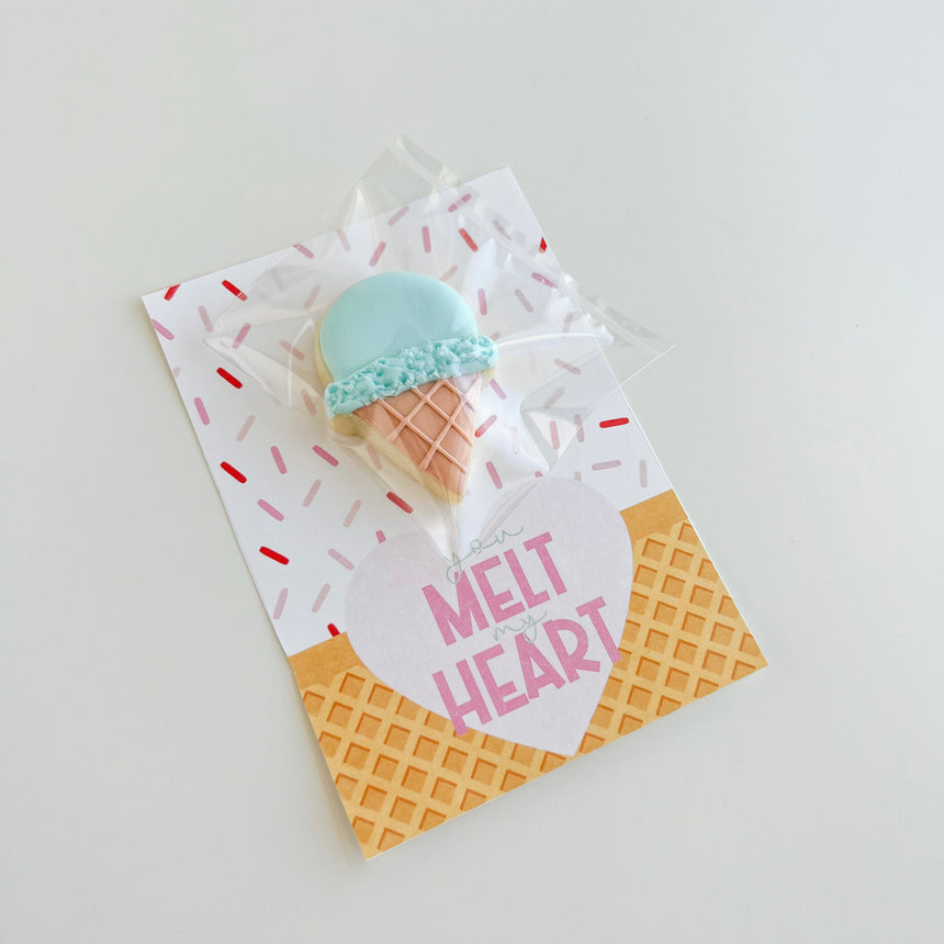 Ice Cream Cookie Card